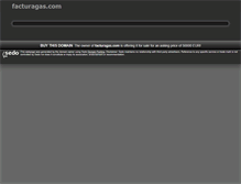 Tablet Screenshot of facturagas.com